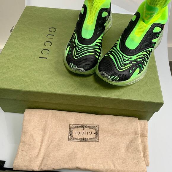 NIB Gucci Ultrapace R Mid-top sneaker Size 7.5 - Picture 15 of 15